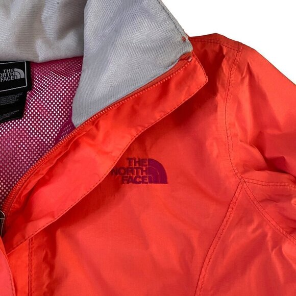 The North Face Hyvent Rain Jacket Size SP Outdoor Coat Hiking Gorpcore Orange - Picture 5 of 12